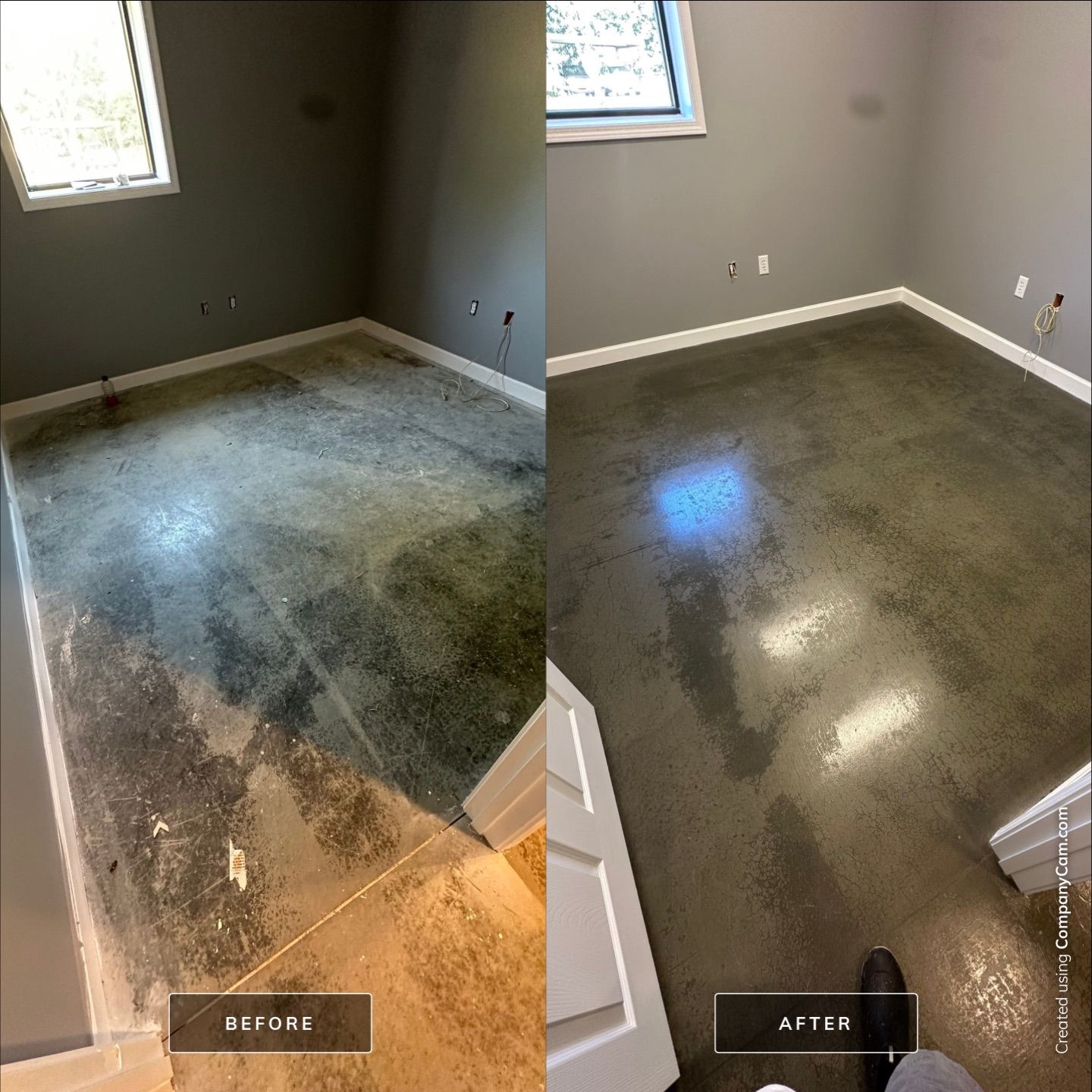 Concrete Staining Project 6